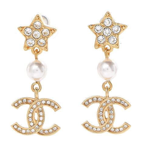 chanel earring star|coco chanel vintage earrings.